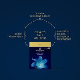 Manuka Honey Lemon Lozenges with Vitamin C NZ