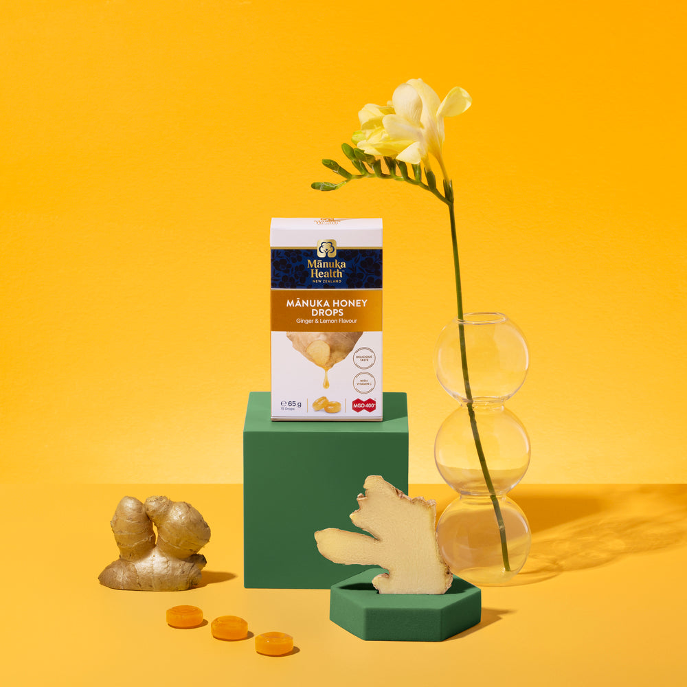 Manuka Honey Ginger & Lemon Drops – Manuka Health