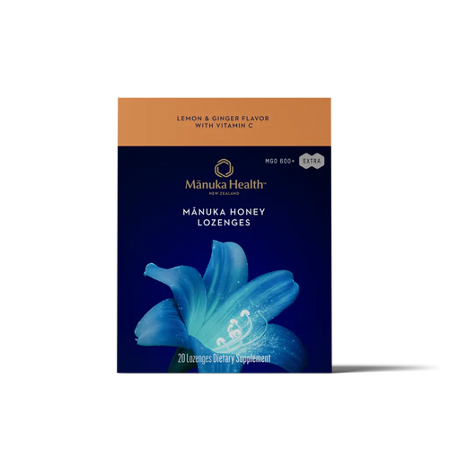 Mānuka Honey Drops: Lemon & Ginger with vitamin C NZ
