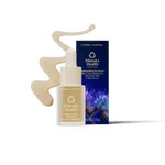 Eternal Renewal Eye Serum with Bee Venom bottle and packaging with swipe of product on a white background. 